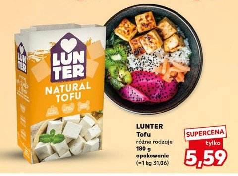 Tofu naturalne Lunter promocja w Kaufland