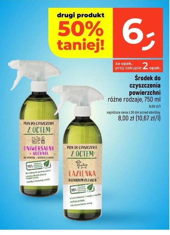 Płyn do czyszczenia łazienki Gold drop eco line promocja