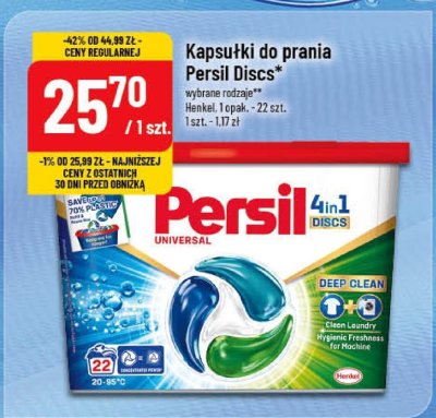 Kapsułki do prania Persil Discs promocja w POLOmarket