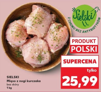 Mięso z nogi kurczaka bez skóry promocja w Kaufland