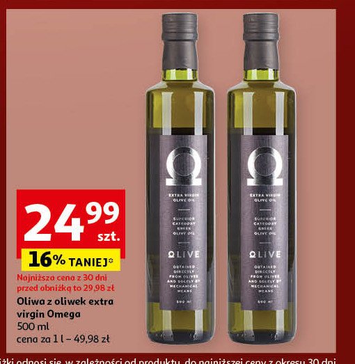 Oliwa z oliwek superior Omega olive promocja