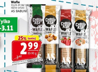 Wafle różne smaki promocja w Prim Market