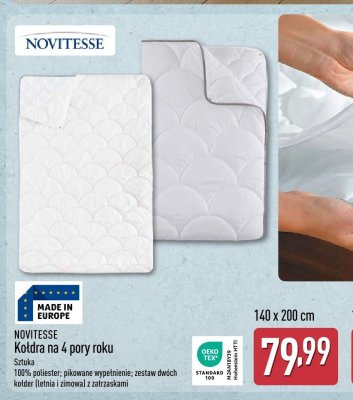 Kołdra na 4 pory roku 140 x 200 cm promocja w Aldi