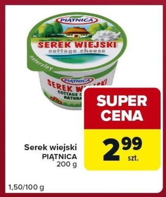 Serek wiejski PIĄTNICA promocja w Carrefour Express