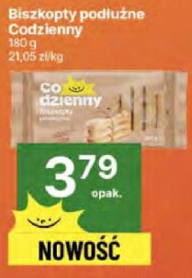 Biszkopt podłużne Codzienny promocja w Delikatesy Centrum