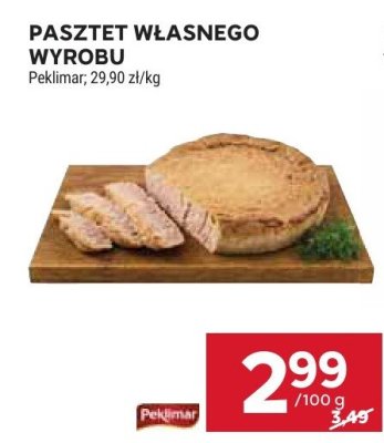 Pasztet własnego wyrobu Peklimar promocja w Stokrotka