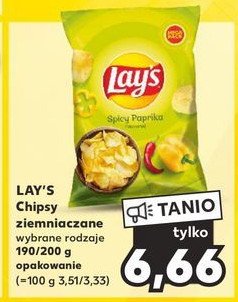 Chipsy spicy paprika Lay's Frito lay lay's promocja