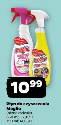 Płyn do czyszczenia, różne rodzaje Meglio promocja w Netto