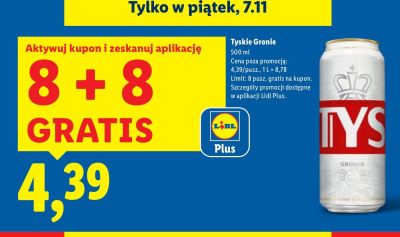 Piwo Tyskie promocja w Lidl