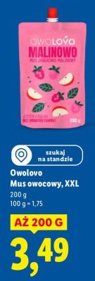 Mus owocowy XXL promocja w Lidl
