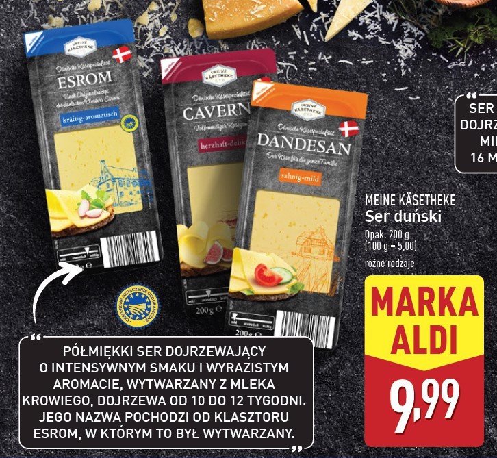 Ser esrom MEINE KASETHEKE promocja w Aldi