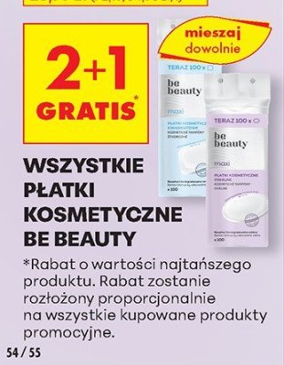 Płatki kosmetyczne wszystkie rodzaje promocja w Biedronka