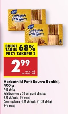 Herbatniki petit beurre Bonitki promocja