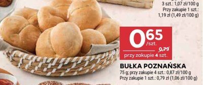 Bułka poznańska promocja w Stokrotka