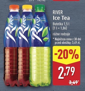 Napój ice tea lemon River promocja