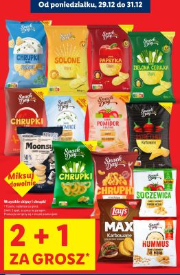 Chipsy Snack Day soczewica promocja w Lidl
