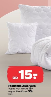 Poduszka Aloe Vera 70x80cm promocja w Netto