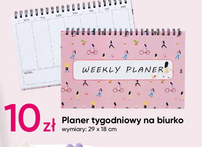 Planer tygodniowy promocja