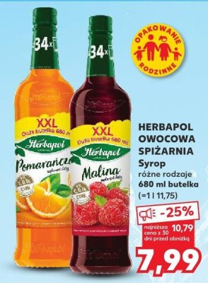 Syrop Owocowa Spiżarnia różne rodzaje promocja w Kaufland