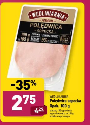 Polędwica sopocka Wędliniarnia premium promocja