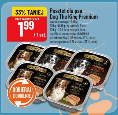 Pasztet dla psa Dog The King Premium promocja w POLOmarket