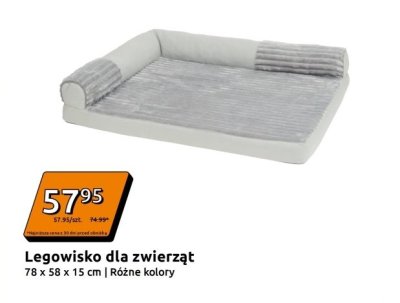 Legowisko dla zwierząt 78x58x15 cm promocja w Action