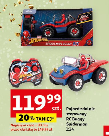 Samochód sterowany spiderman Jada promocja w Auchan