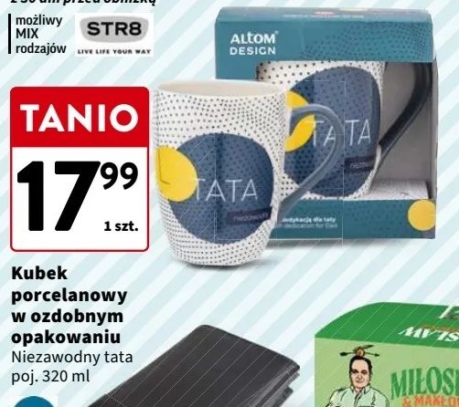 Kubek porcelanowy 320 ml dzień ojca Altom design promocja