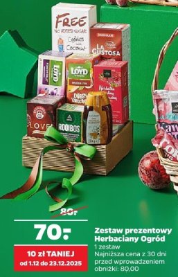 Zestaw prezentowy Herbaciany Ogród promocja w Netto