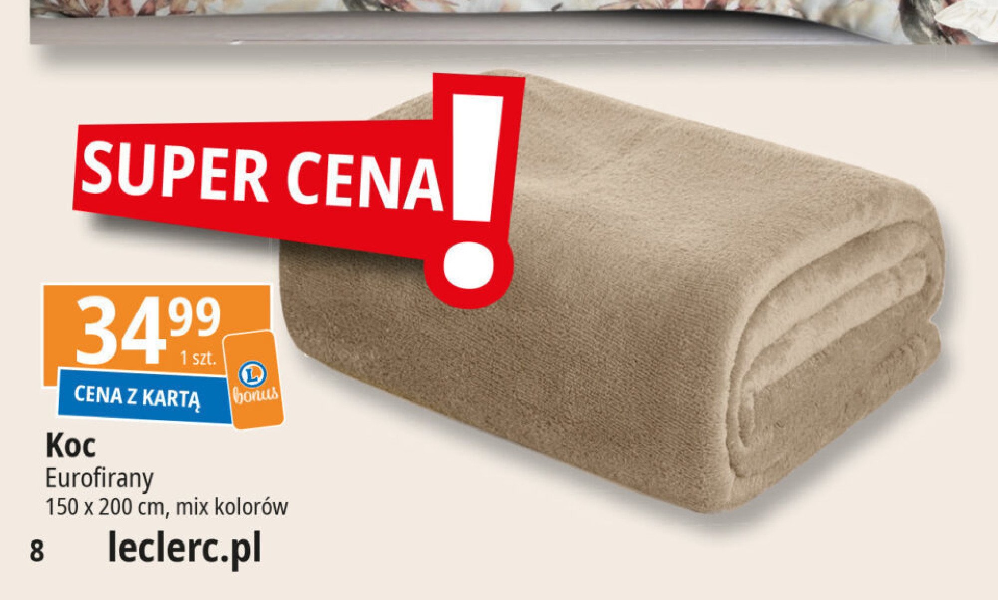 Koc 150 x 200 cm EUROFIRANY promocja