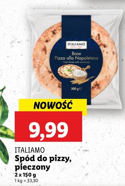 Spody do pizzy w stylu neapolitańskim Italiamo promocja