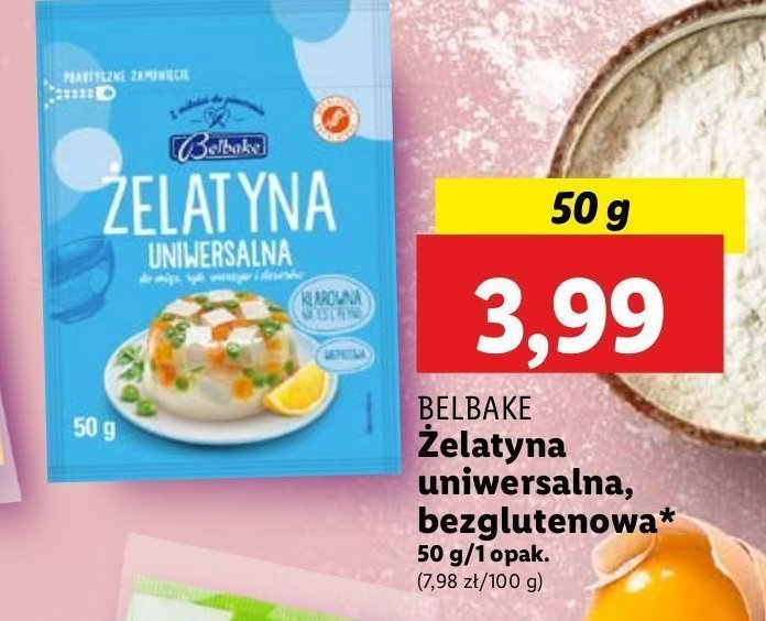 Żelatyna uniwersalna Belbake promocja