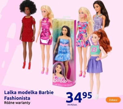 Lalka modelka Fashionista różne warianty promocja w Action