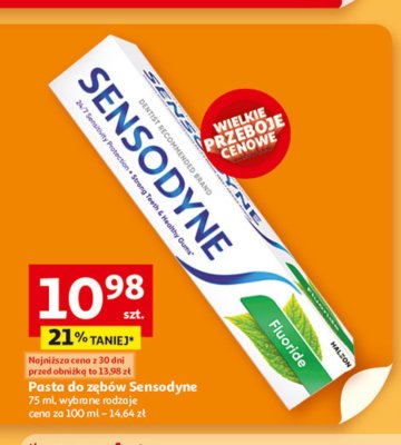 Pasta do z臋b贸w Sensodyne fluoride promocja
