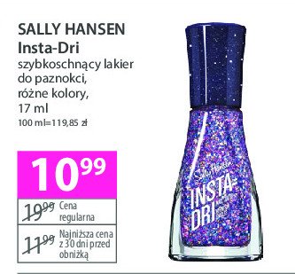 Lakier do paznokci 483 Sally hansen insta-dri promocja