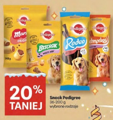 Snack Pedigree wybrane rodzaje promocja w Delikatesy Centrum