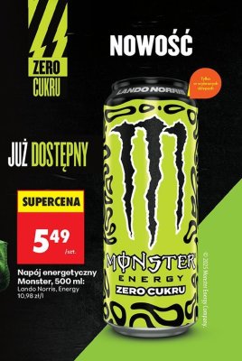 Napój energetyczny Zero Cukru Lando Norris promocja w Biedronka