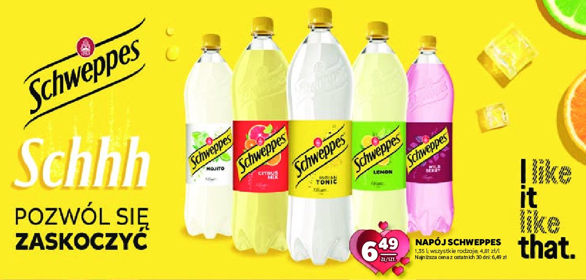 Napój russian wild berry Schweppes promocja