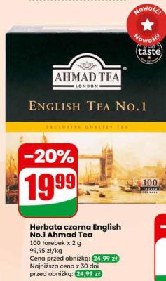 Herbata czarna English No.1  promocja w Dino