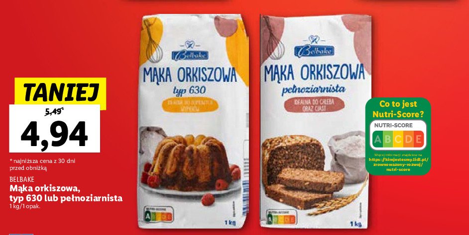 M膮ka orkiszowa typ 630 Belbake promocja