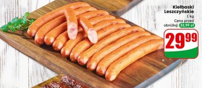 Kiełbaski Leszczyńskie  promocja w Dino