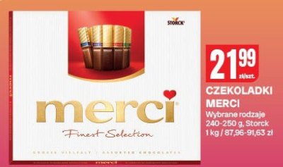 Czekoladki Merci Storck promocja w Chorten