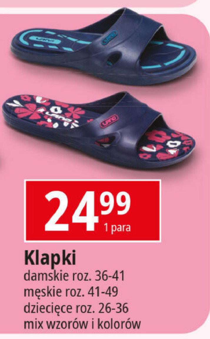 Klapki damskie 36-41 promocja