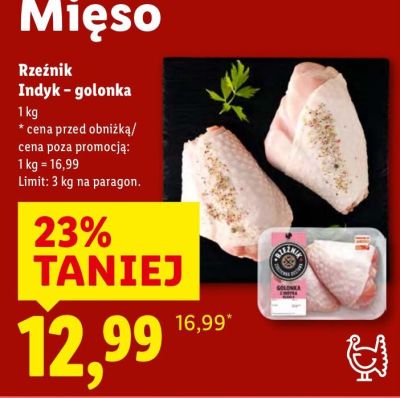 Indyk - golonka promocja w Lidl