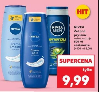 Żel pod prysznic Nivea creme care promocja