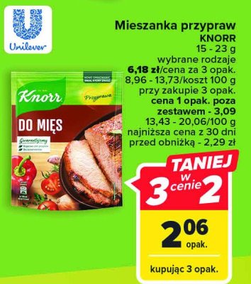 Przyprawa do mięs Knorr przyprawa promocja