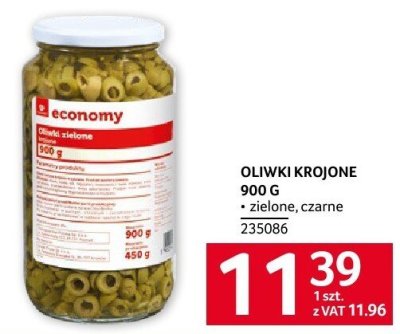 Oliwki krojone 900 G economy promocja w Selgros