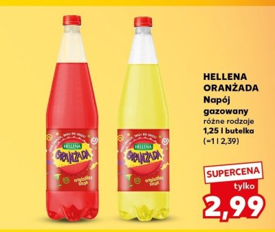 Napój gazowany oranżada różne rodzaje promocja w Kaufland
