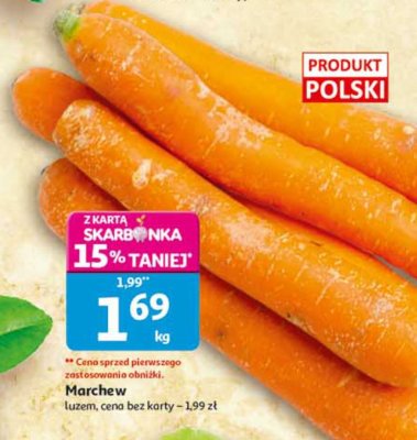 Marchew luzem promocja w Auchan