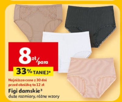 Figi damskie promocja w Auchan